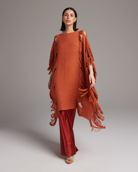 Lace Fringe Manta - Sumiye Co