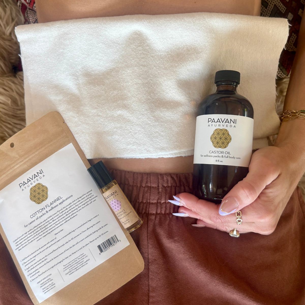 Moon Cycle Stack | Ayurvedic Ritual for for Cramp Relief & Menstrual Support-1