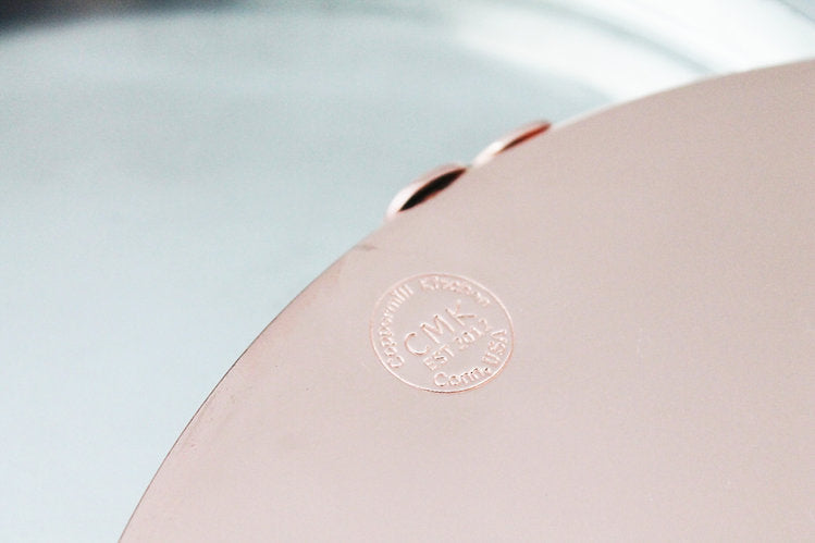 Copper Round Baking Tray (11” or 12”) | Vintage Inspired - Sumiye Co