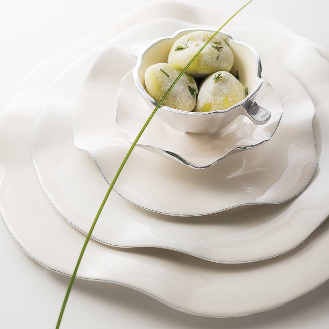 Ruffled Plates