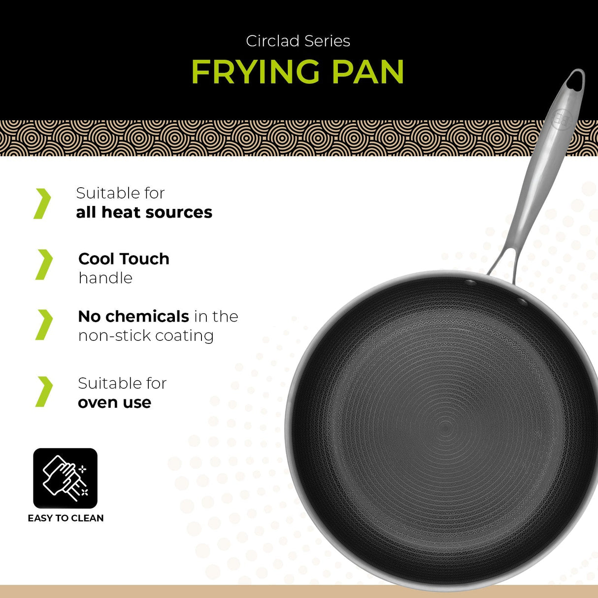 BE | LIVING CIRCLAD Series Frying Pans