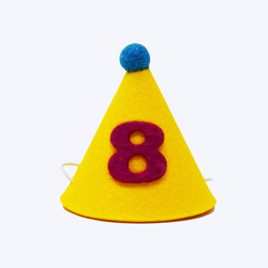 Pawty Hat - Purple Number - Sumiye Co