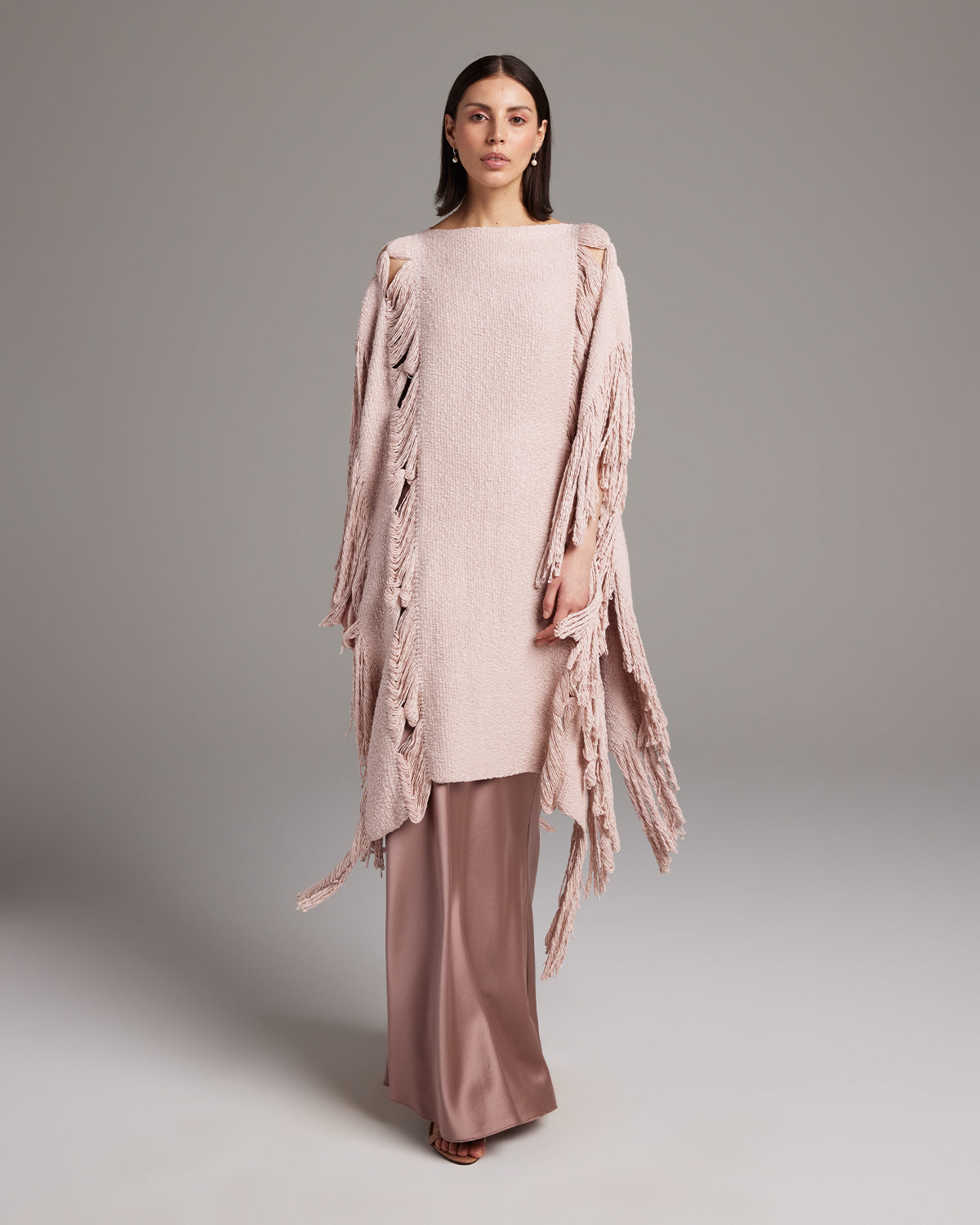 Lace Fringe Manta - Sumiye Co