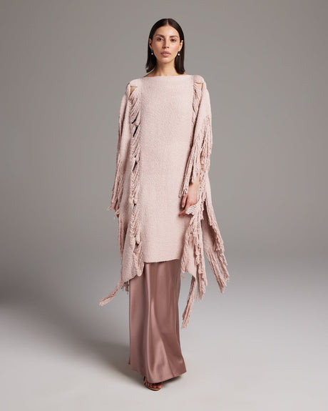 Lace Fringe Manta - Sumiye Co