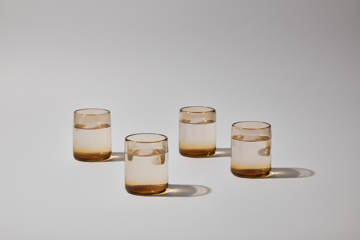 Sofia DOF Ombre Effect Glass - Set of 4 | Artisan Made - Sumiye Co