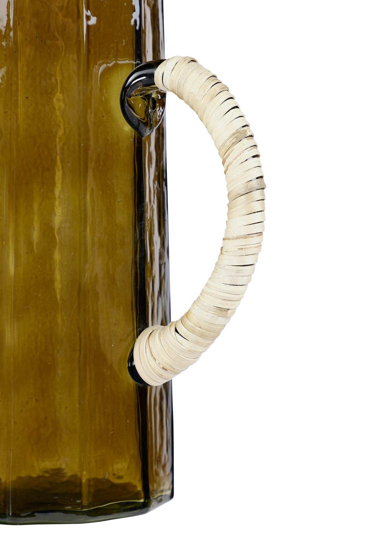 Hammered water pitcher, Brown- 6.25 x 9.5 Inches ( Set of 2 ) - Sumiye Co