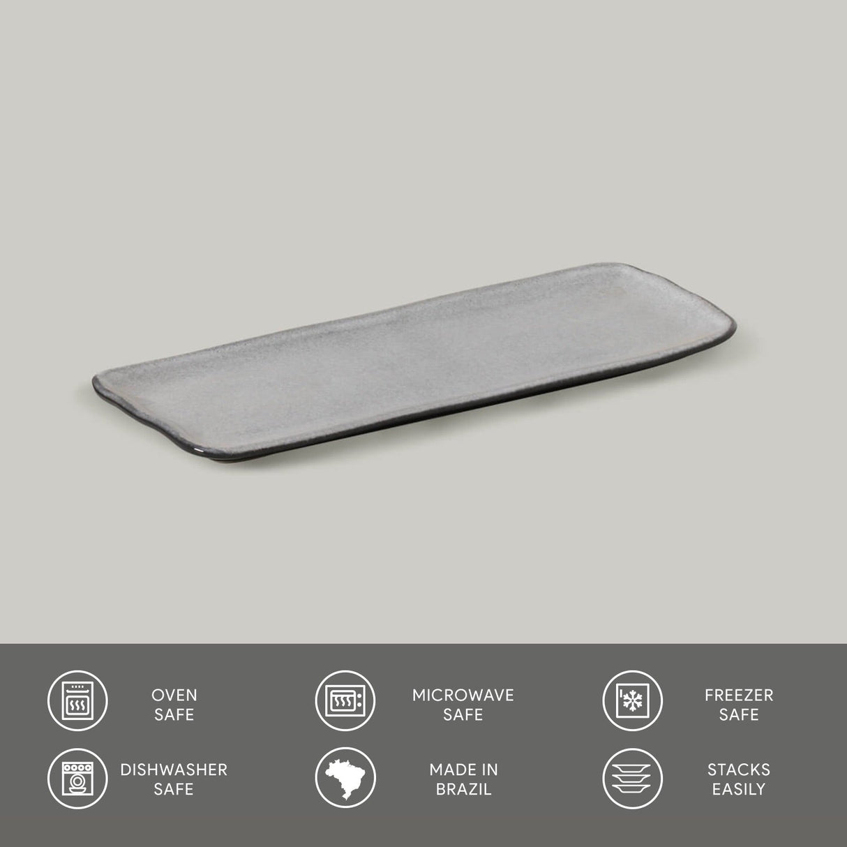 Rectangular Platter Small Set of 4