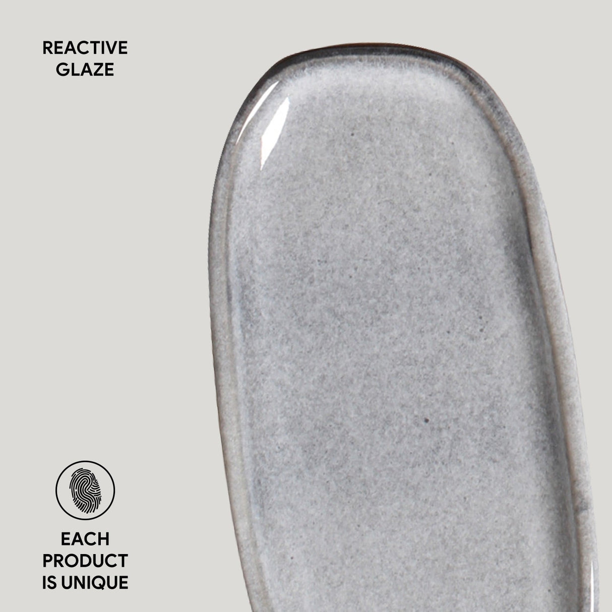 Shallow Organic Oval Platter Mini Set of 4