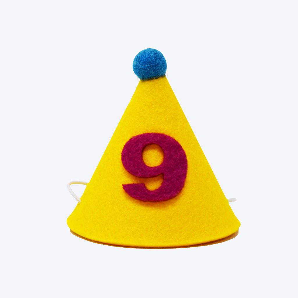 Pawty Hat - Purple Number - Sumiye Co