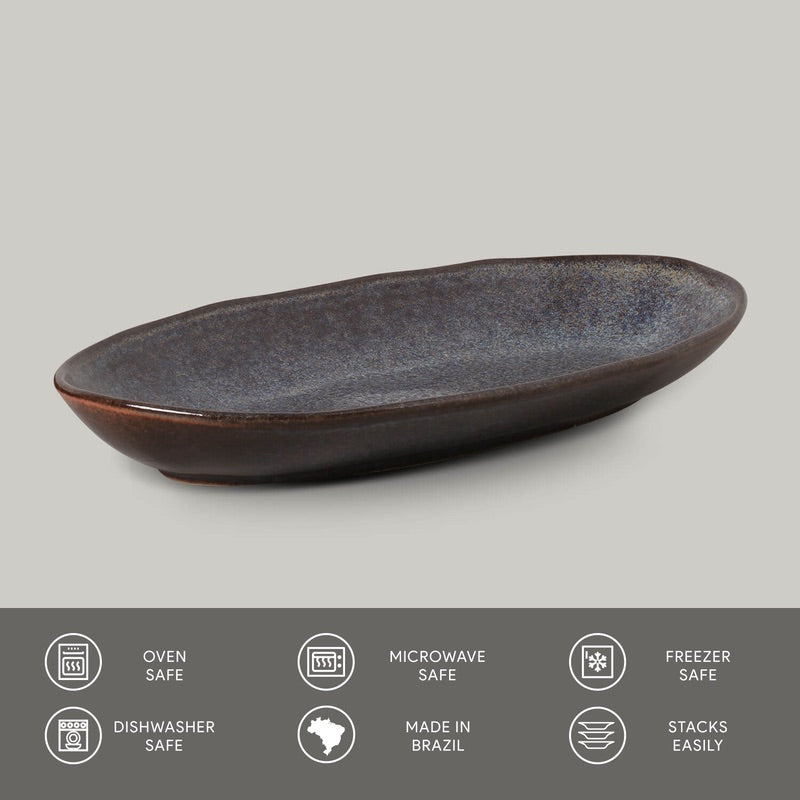 Deep Oval Platter Set of 4