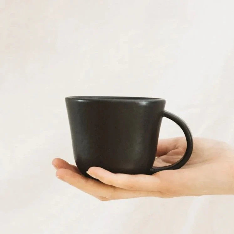 S/4 Tunisian Mug - Matte Black - Sumiye Co