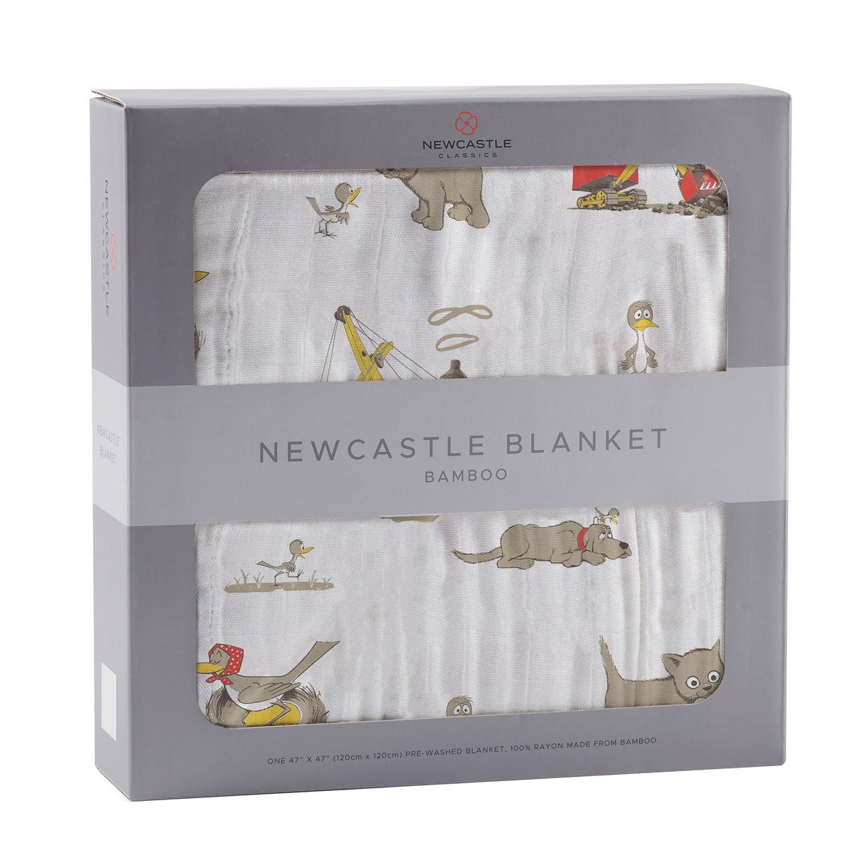 Are You My Mother? Bamboo Muslin Newcastle Blanket-1