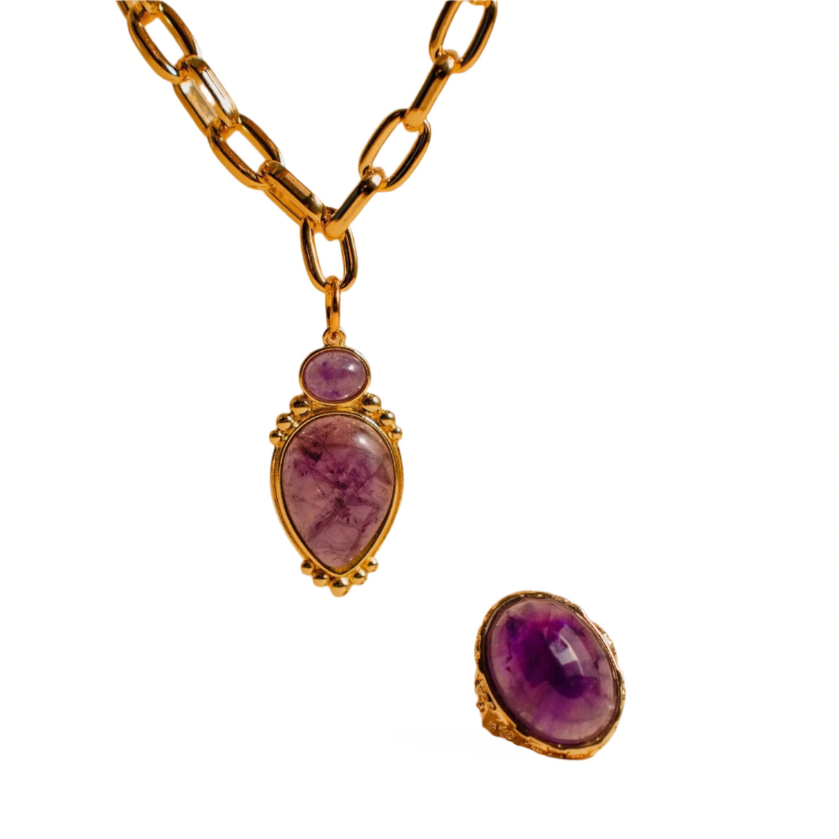 Birthstone Necklace, Gemstone Set Jewelry by Phoebe`s - Sumiye Co