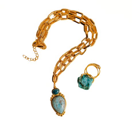 Birthstone Necklace, Gemstone Set Jewelry by Phoebe`s - Sumiye Co