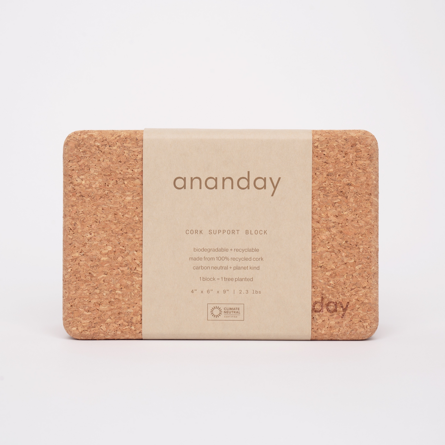 Yoga Block + Strap Set by Ananday