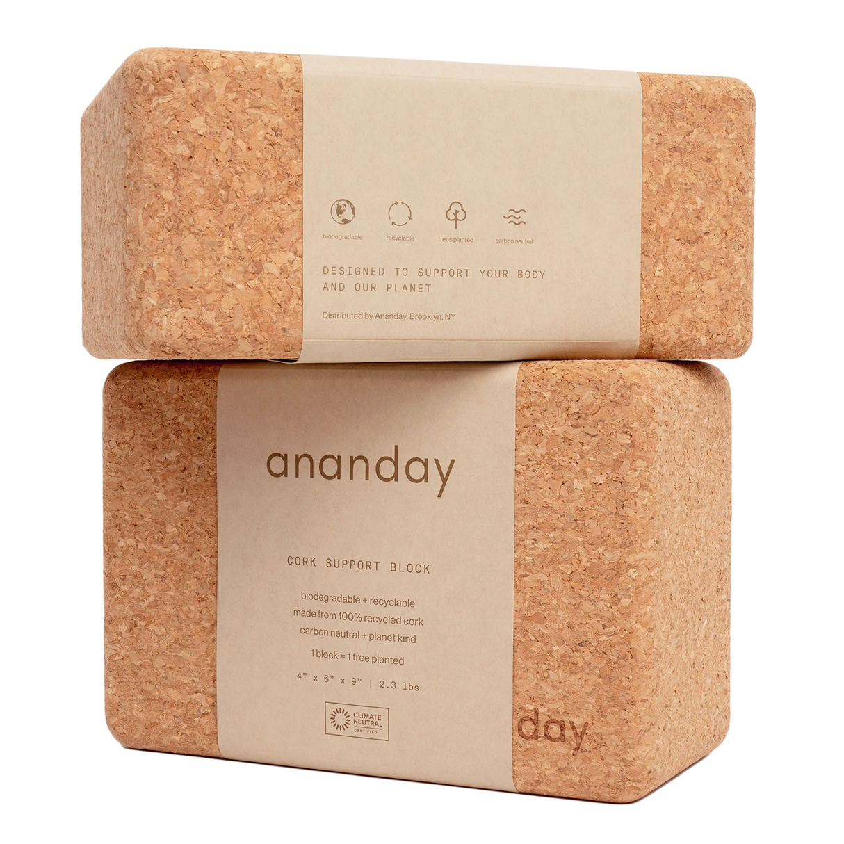 Cork Yoga Block Set - Sumiye Co