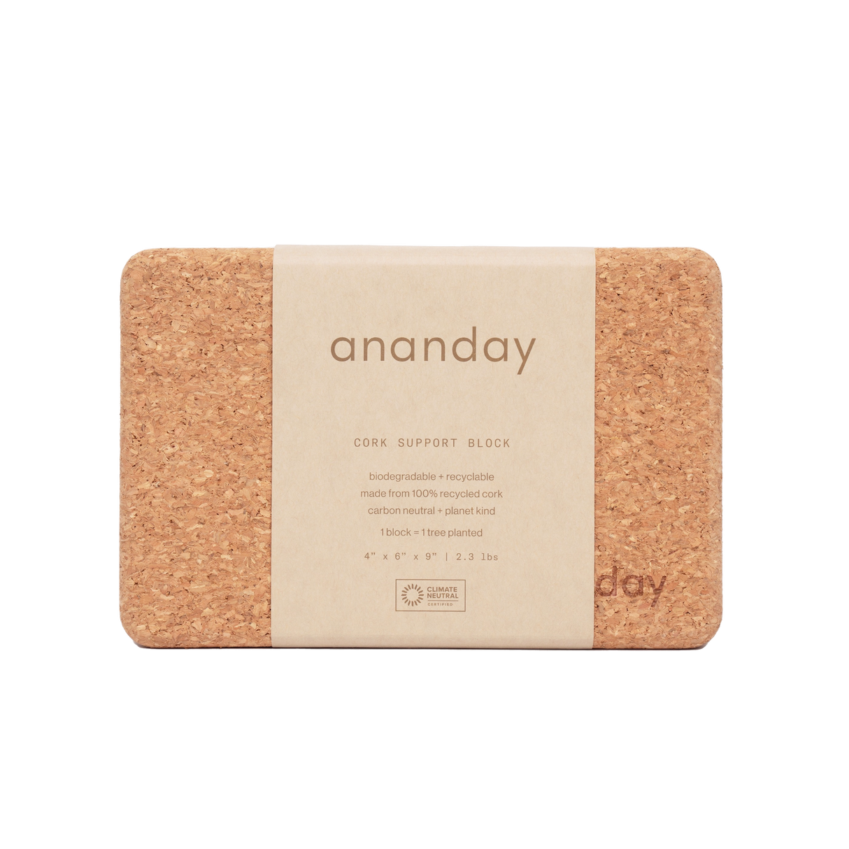 Cork Yoga Block - Sumiye Co