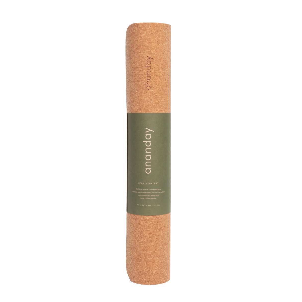 Ananday Cork Yoga Mat - Sumiye Co