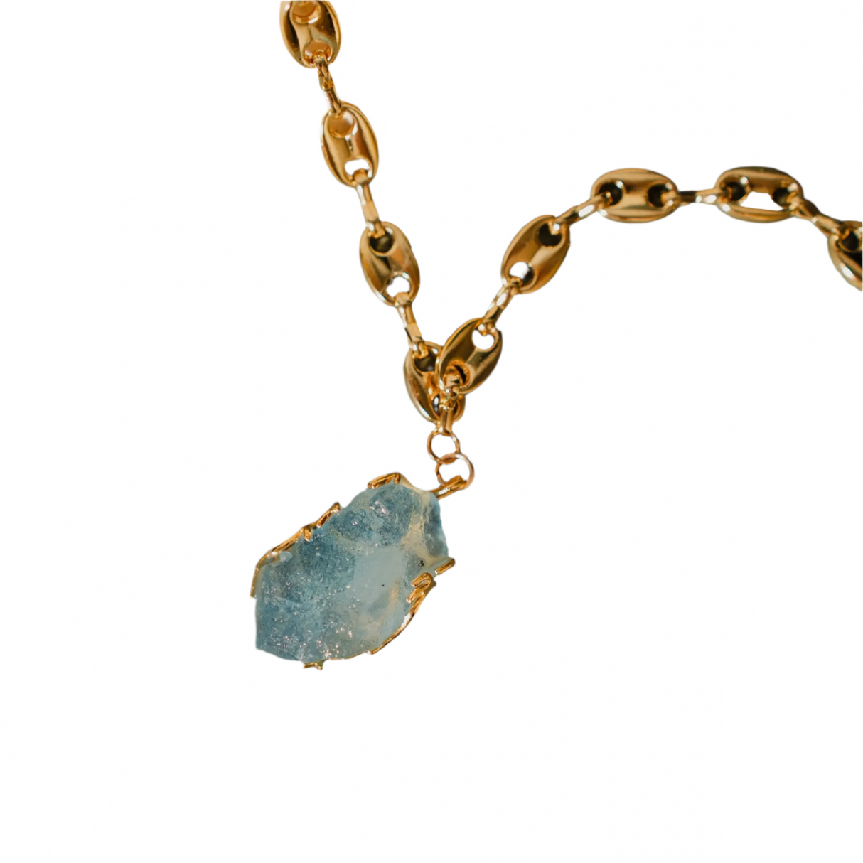 Aquamarine Necklace by Phoebe`s - Sumiye Co