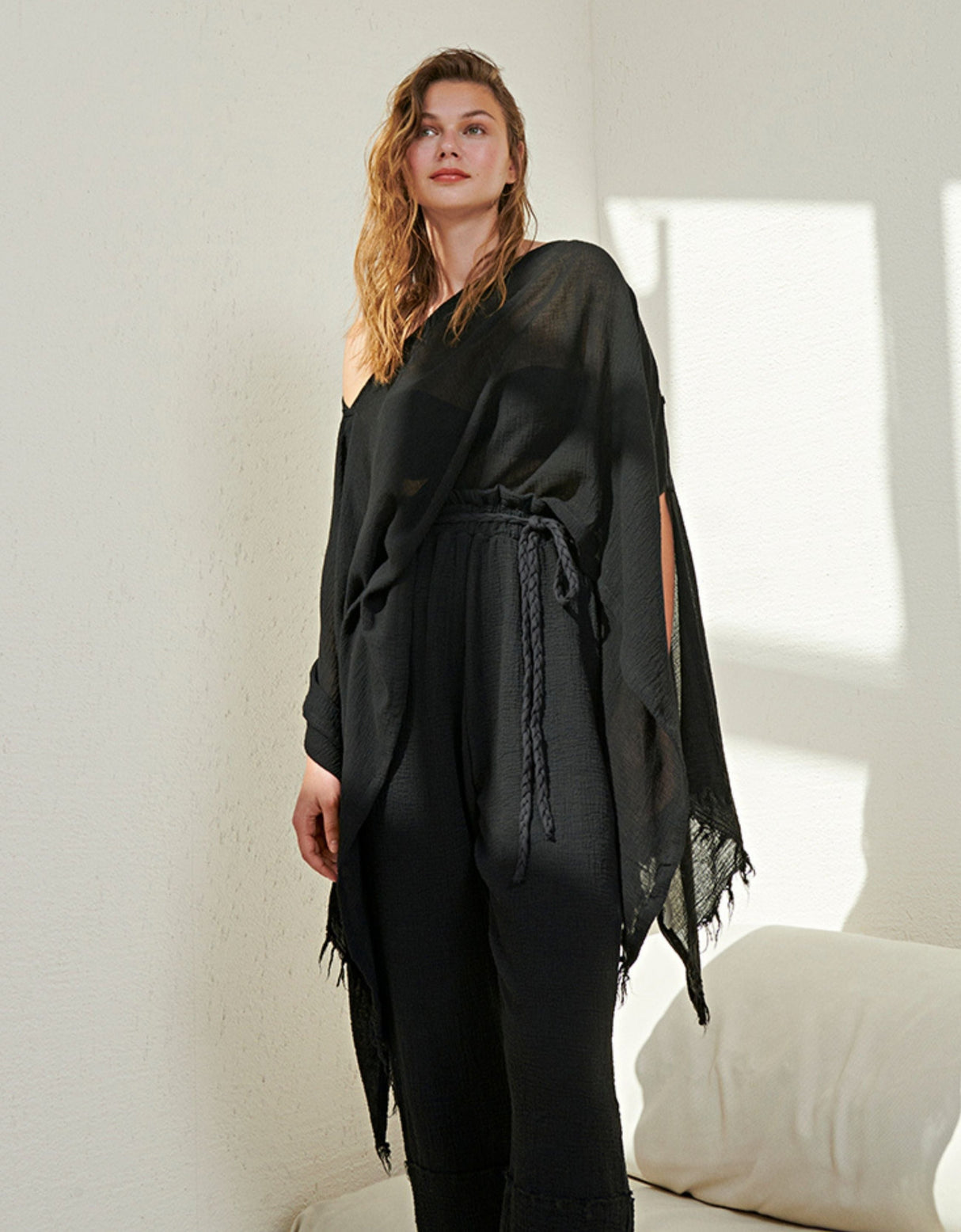 Ava Kimono - Black - Sumiye Co