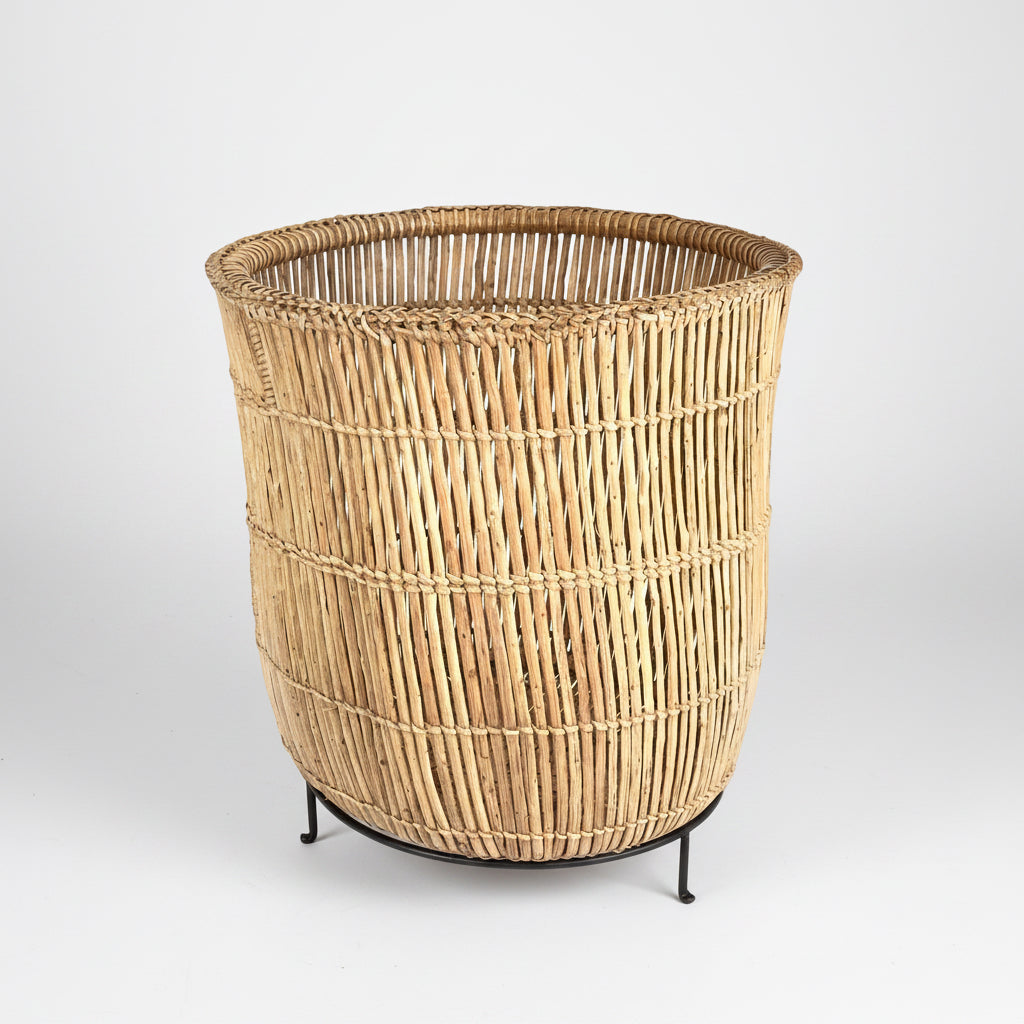 Lozi Fishtrap Basket 15" x 14" | Home Decor - Sumiye Co