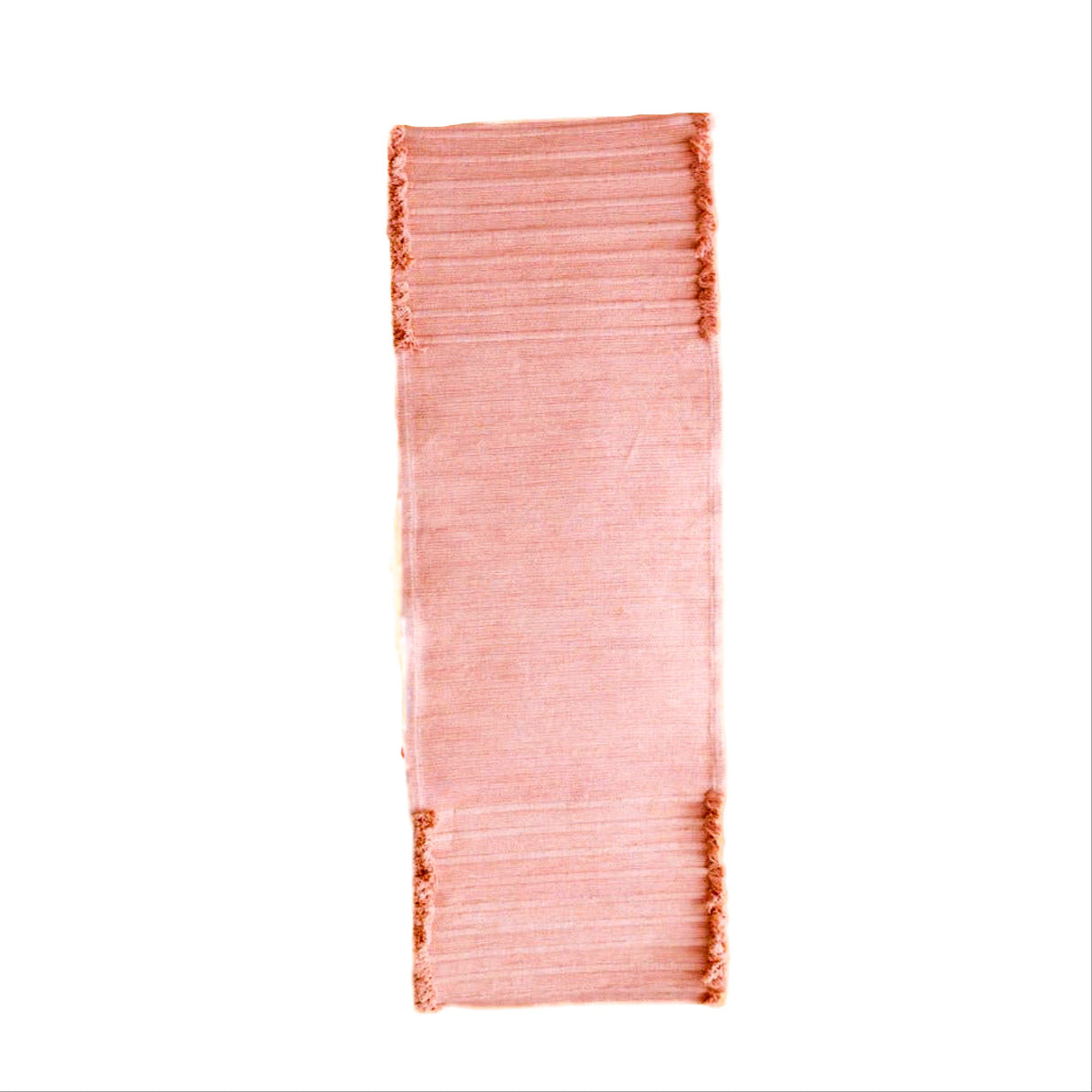 Rose Quartz Yoga Rug Mat - Naturally Dyed Organic Cotton - Sumiye Co