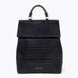 The Backpack - Black Croc | Designer Lunch Bags & Totes - Sumiye Co
