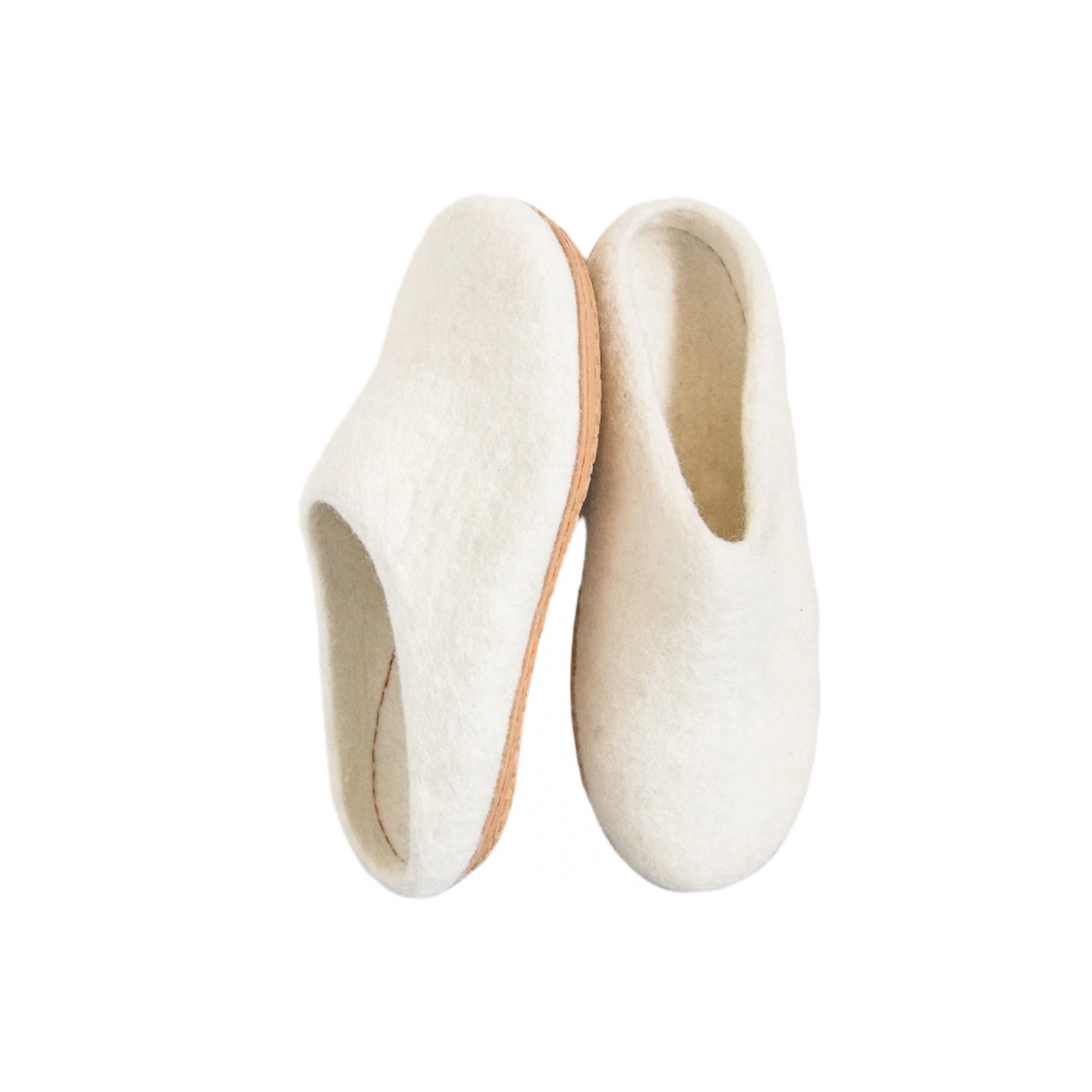 Snow White | Luxury Organic Merino Wool Slippers - Sumiye Co