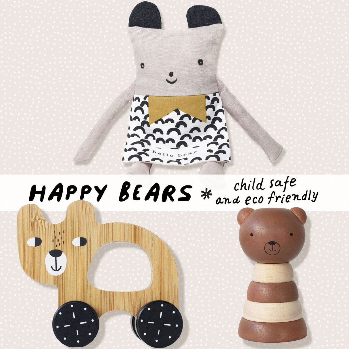 Happy Bears Bundle Wee Gallery