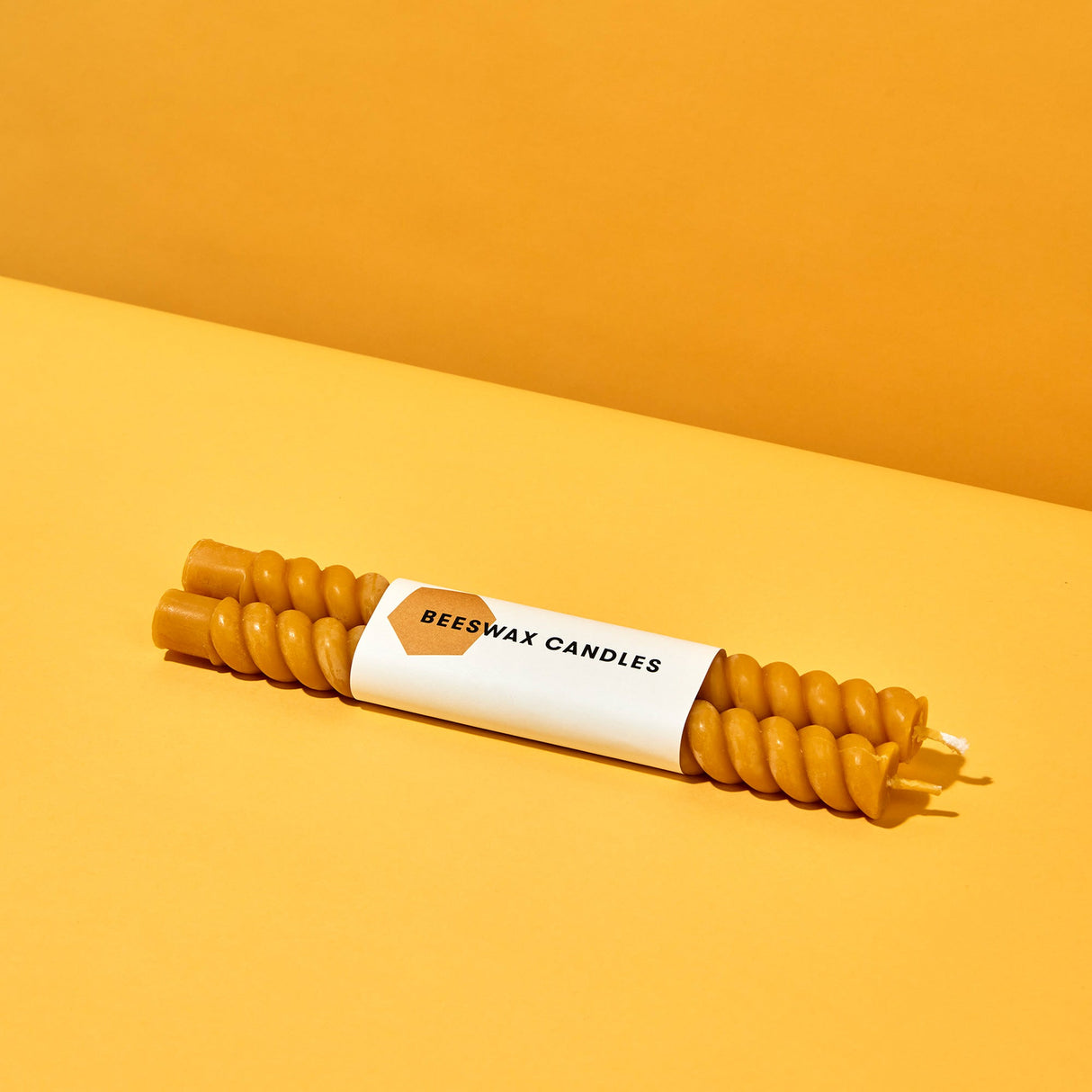 Spiral Beeswax Candles (2 pack) - Natural - Sumiye Co
