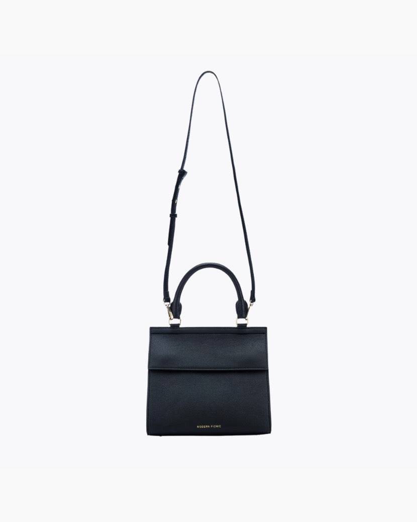 The Luncher - Black | Designer Lunch Bags & Totes - Sumiye Co
