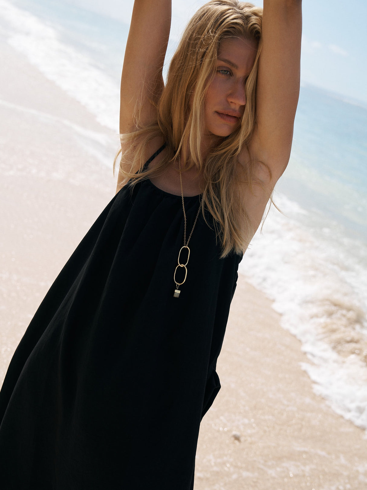 Bliss Flow Maxi Dress - Black - Sumiye Co