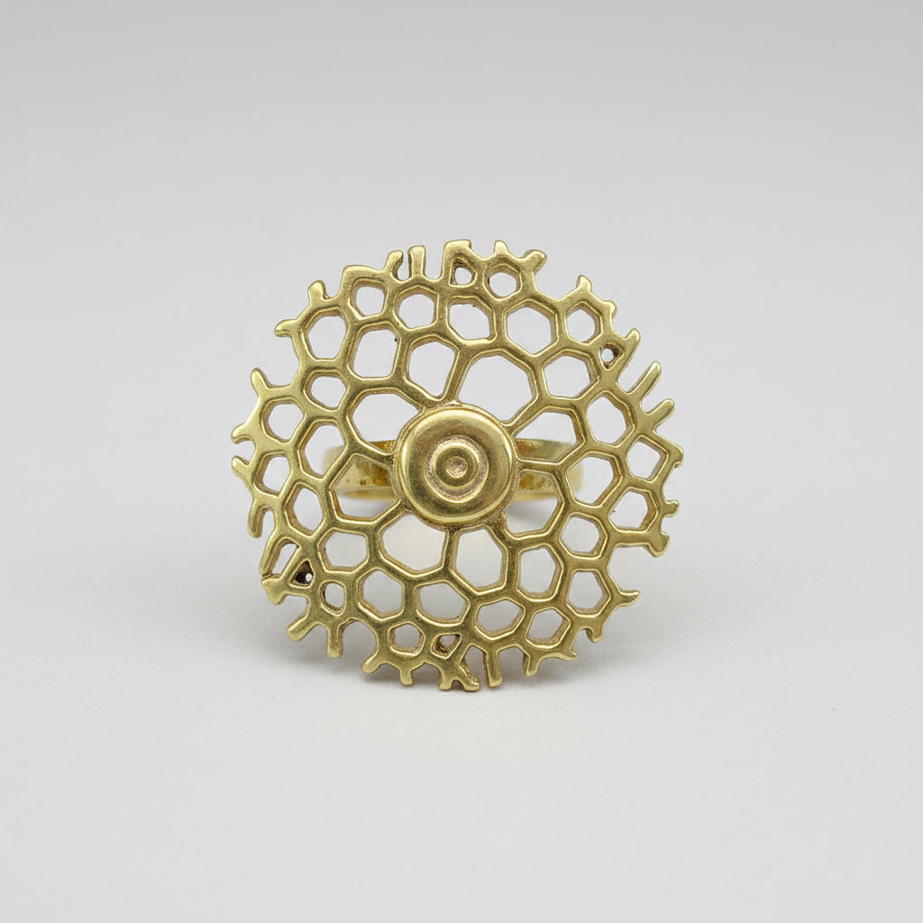 Bombshell Honeycomb Ring-0