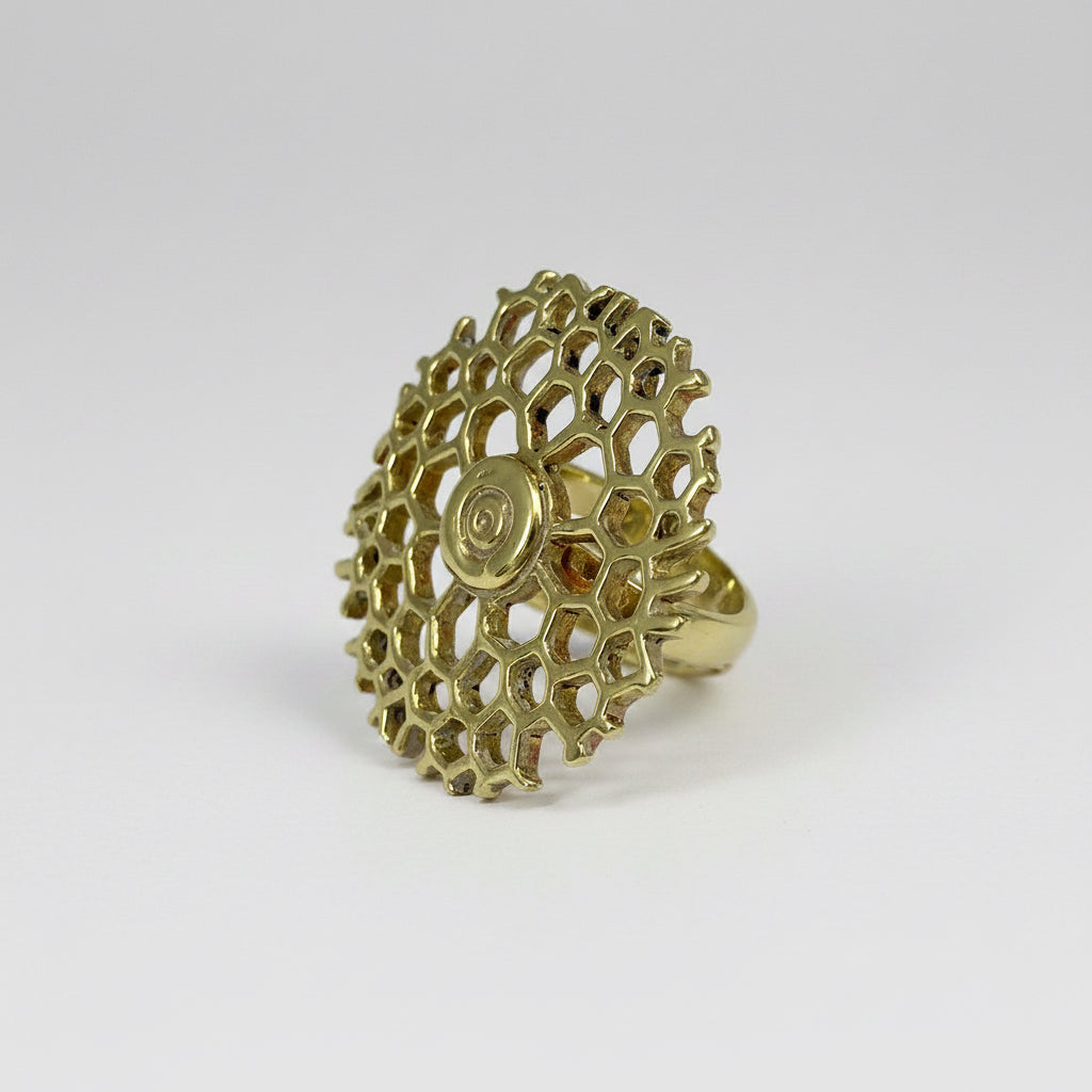 Bombshell Honeycomb Ring-1