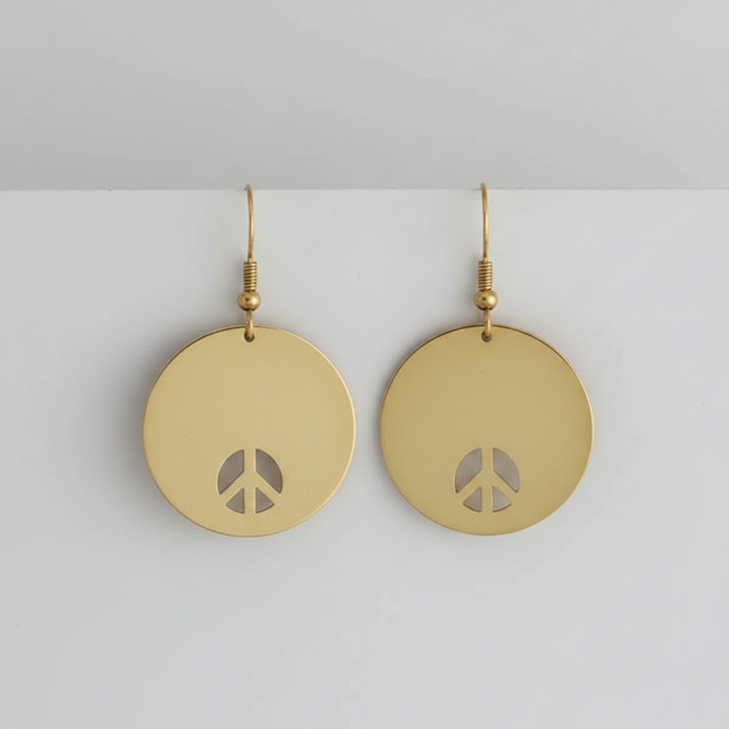 Earrings | Artisan Made Bombshell Peace - Sumiye Co