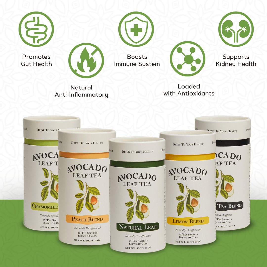 2 Pack Avocado Leaf Tea Black Tea Blend - Sumiye Co