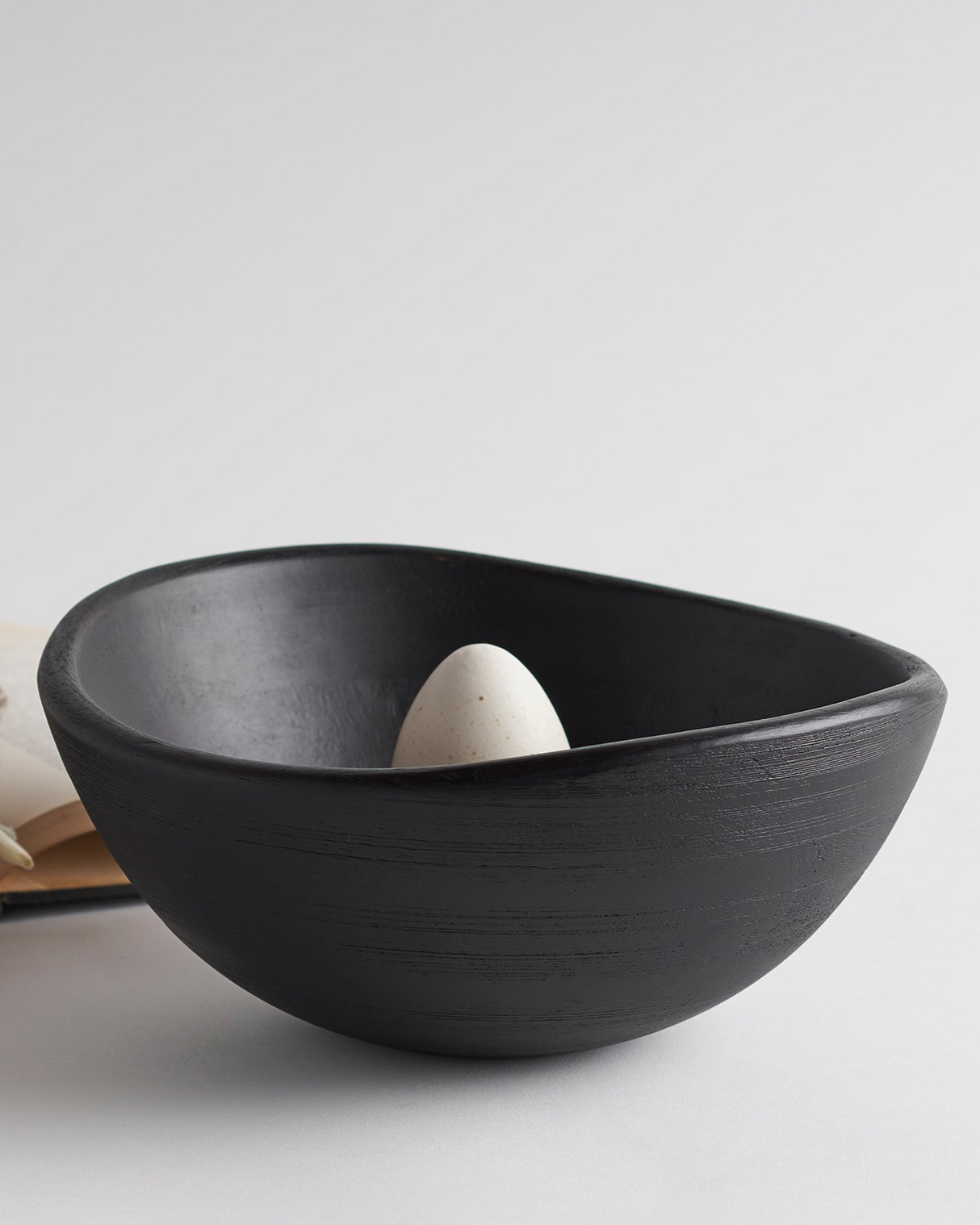 Mango Wood Deep Medium Bowl - Sumiye Co