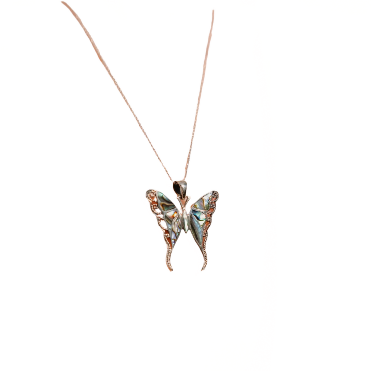 Butterfly Necklace | Silver 925 Jewelry | Appreciation Gift by Phoebe`s - Sumiye Co