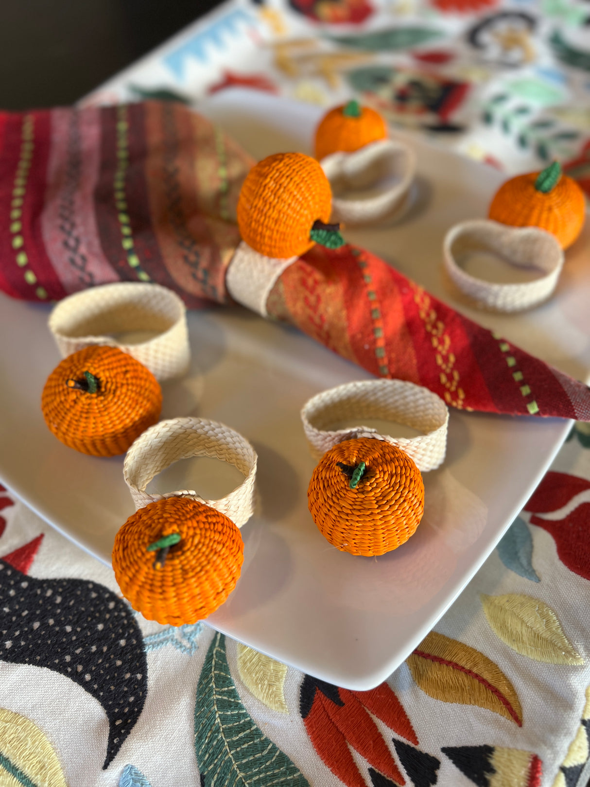 Pumpkin Napkin Ring – Table Decor Colombia - Sumiye Co