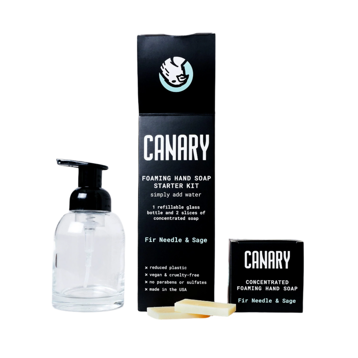 Hand Soap Starter Kit - Bottle & Soap - Sumiye Co