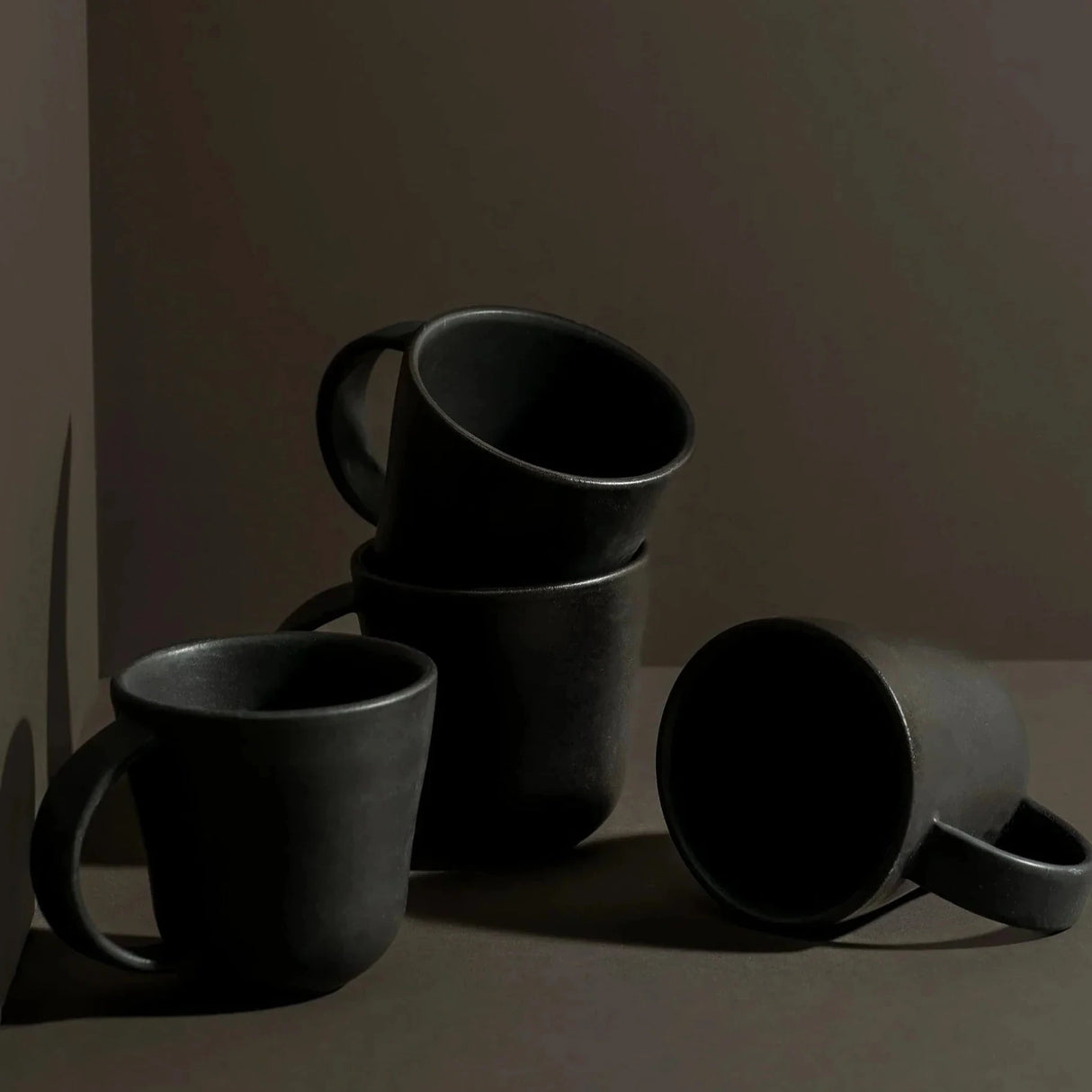 S/4 Tunisian Mug - Matte Black - Sumiye Co
