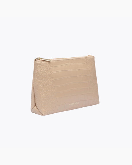The Snacker - Cream Croc | Designer Lunch Bags & Totes - Sumiye Co