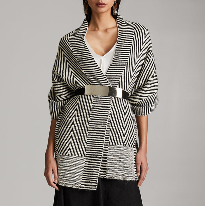 Chevron Shawl in Baby Alpaca - Sumiye Co