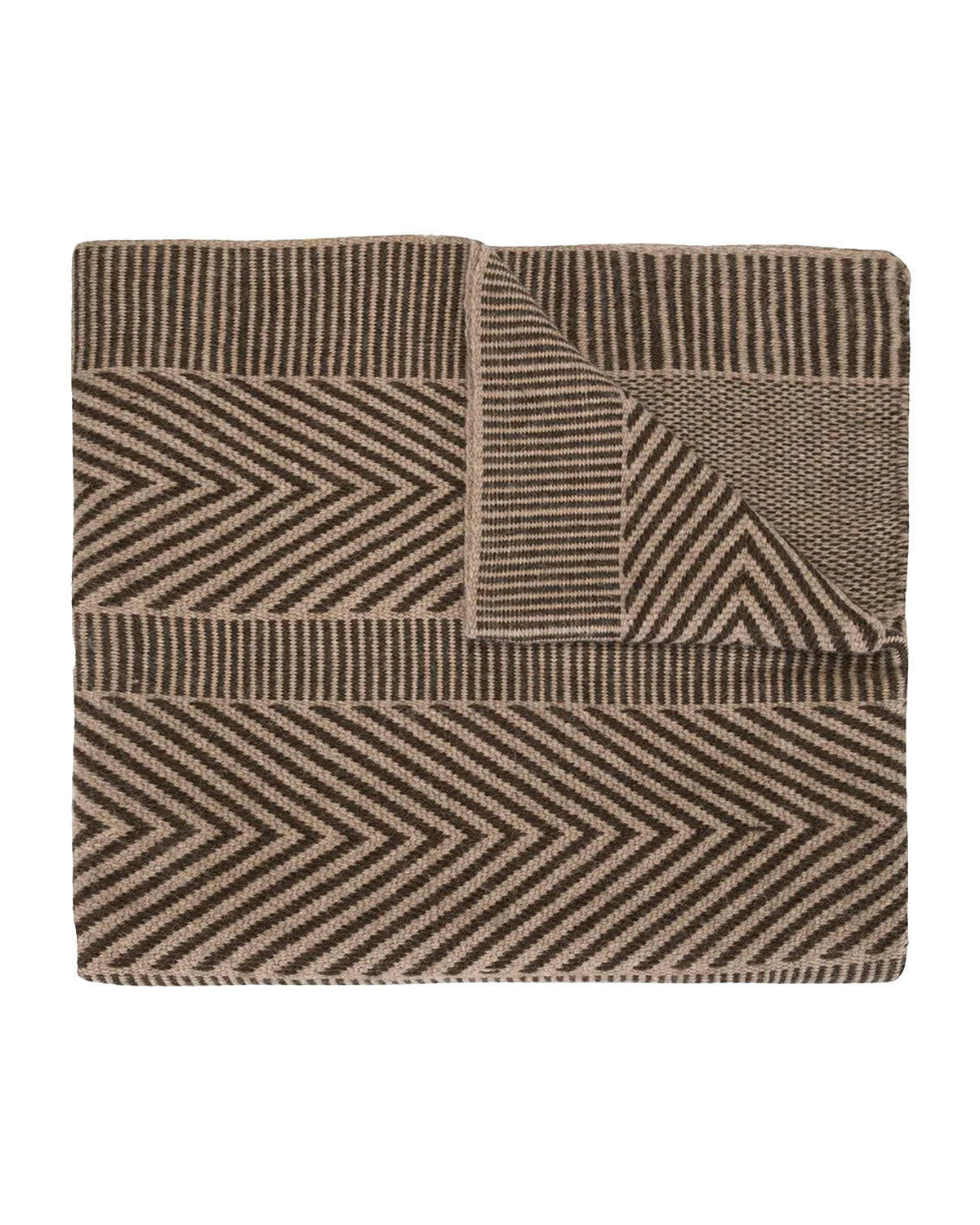 Chevron Shawl in Baby Alpaca - Sumiye Co