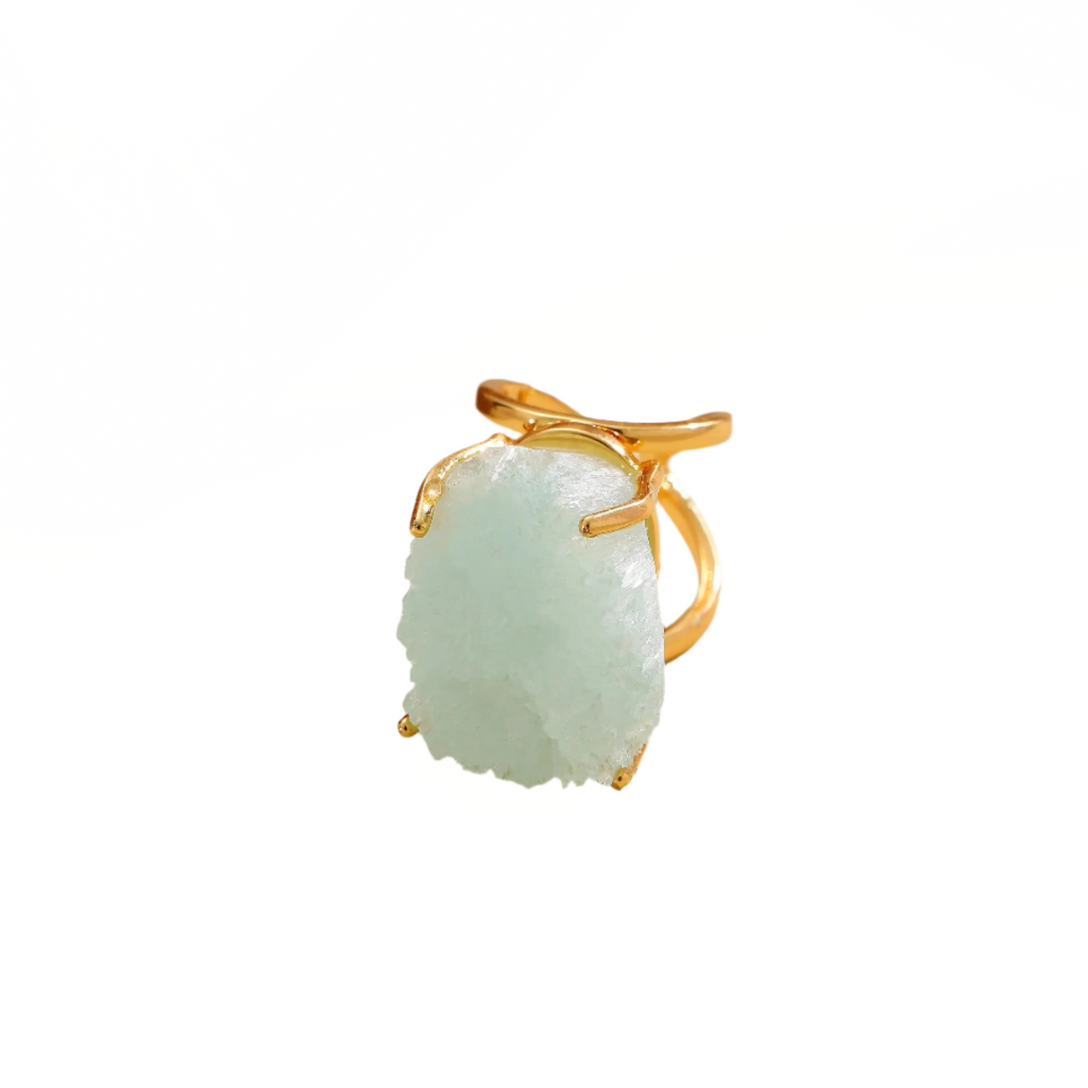 Ring with Blue Crystal | Power and Timeless Elegance by Phoebe`s - Sumiye Co