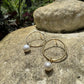 Circle Freshwater Pearl Earrings-1