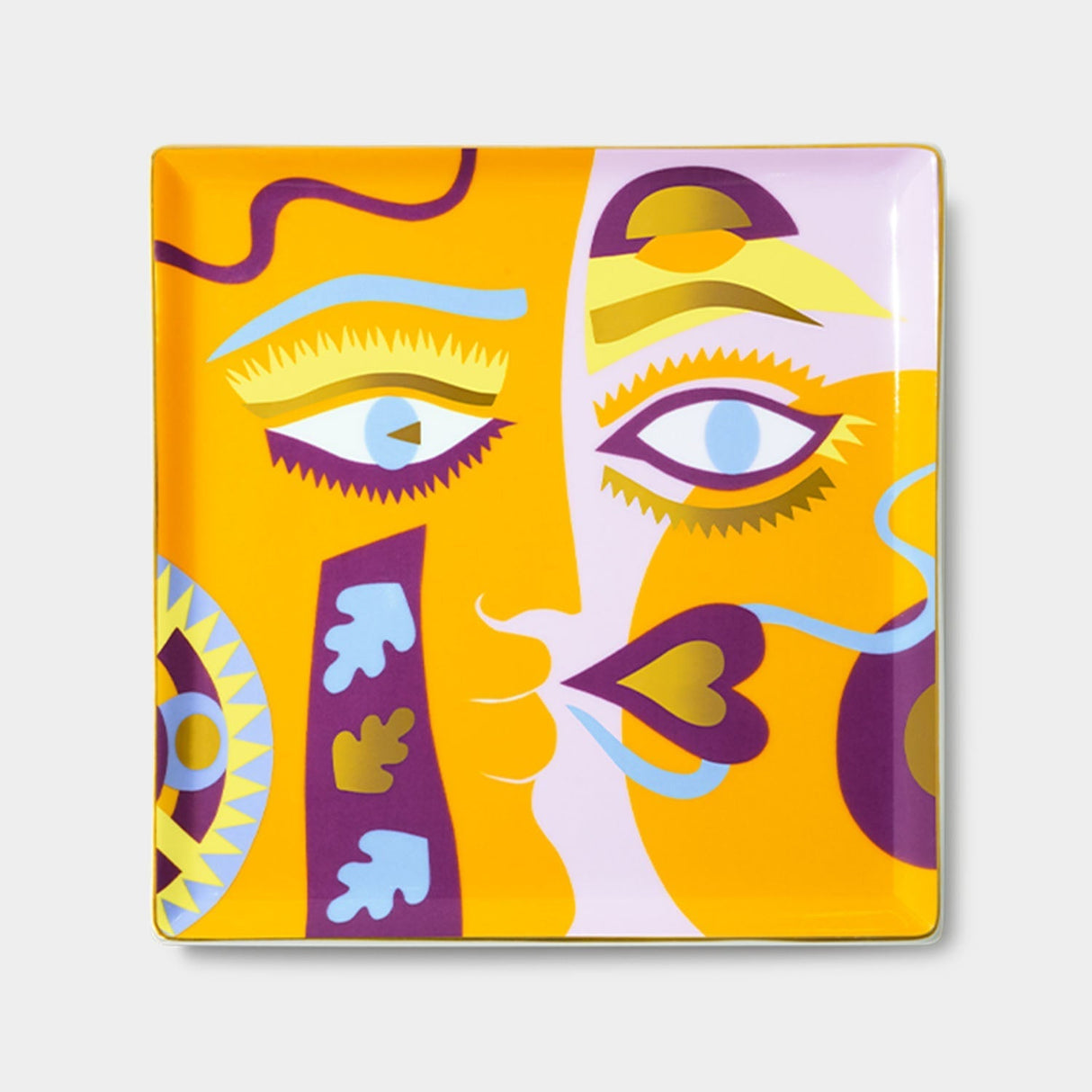 Ceramic Tray Claire Johnson in orange by OCTAEVO