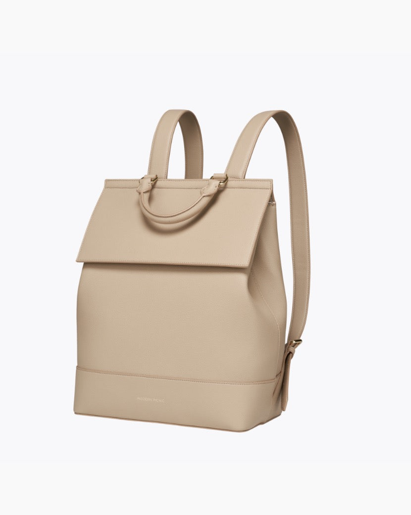 The Backpack - Cream | Designer Lunch Bags & Totes - Sumiye Co