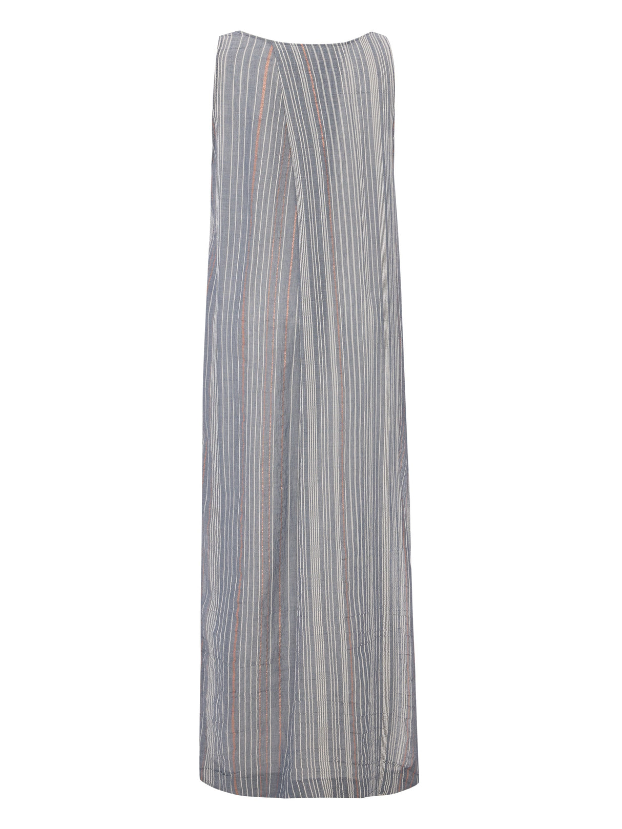 Day Break Dress - Navy With Stripes - Sumiye Co