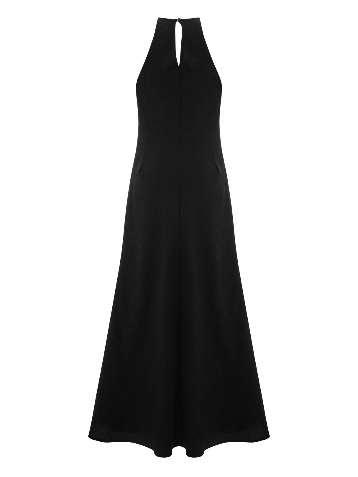 Nora Halter Maxi Dress - Black - Sumiye Co